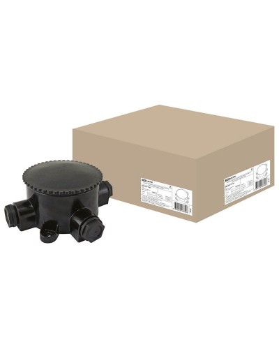 КЭМ 2-660-3 ОП D95мм IP65, 3-х рожковая (карболит) TDM (SQ1401-1101). Коробка электромонтажная. TDM ЕLECTRIC в Астрахани