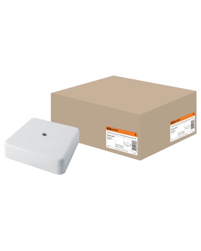 Коробка КР 100х100х29 ОП белая, IP40 (SQ1401-0207). Распаячная коробка. TDM ЕLECTRIC в Астрахани