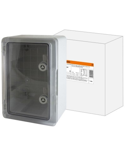 ЩМП-0-3, прозрачная крышка ABS, IP65, 400x300x170. Бокс пластиковый антивандальный. TDM ЕLECTRIC в Астрахани