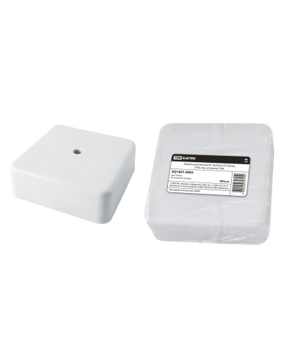 Коробка КР 50х50х20 ОП белая, IP40 (SQ1401-0901). Распаячная коробка. TDM ЕLECTRIC в Астрахани