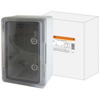 ЩМП-0-6, прозрачная крышка ABS, IP65, 500x400x180. Бокс пластиковый антивандальный. TDM ЕLECTRIC