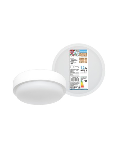 ДПП 3901 12Вт 6500К IP65 белый круг (SQ0366-0140). Светодиодный светильник LED. TDM ЕLECTRIC в Астрахани