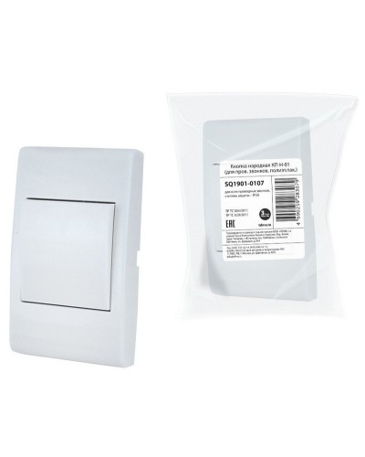КП-Н-01 (SQ1901-0107). Кнопка для проводных звонков. TDM ЕLECTRIC в Астрахани
