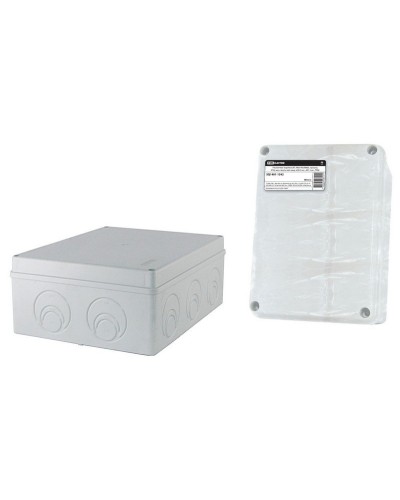 Коробка ОП 240х195х90мм, крышка, IP55, кабельные вводы d28-3шт, d37-2шт (SQ1401-1272). Распаячная коробка. TDM ЕLECTRIC в Астрахани
