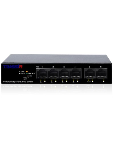 TR-NS1106-60-4POE. Коммутатор с PoE. Trassir в Астрахани
