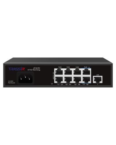 TR-NS1109-120-8PoE. Коммутатор с PoE. Trassir в Астрахани