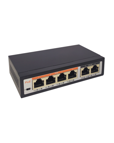 TI-204P, SIP коммутатор. Коммутатор с питанием по PoE. True-IP в Астрахани