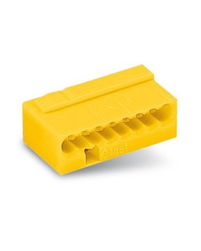 WAGO 243-508 Клемма MICRO 8-проводная желтая. Клемма для распределительных коробок. WAGO в Астрахани