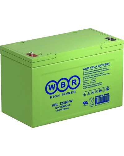 WBR HRL12390W. Аккумулятор герметичный свинцово-кислотный. WBR в Астрахани