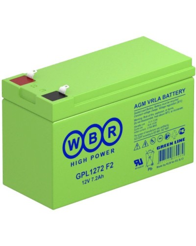 WBR GPL1272 F2. Аккумулятор герметичный свинцово-кислотный. WBR в Астрахани
