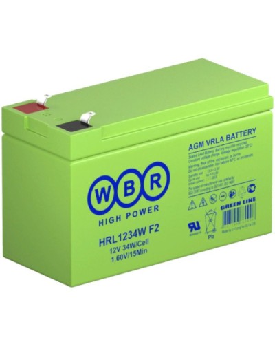 WBR HRL1234W F2. Аккумулятор герметичный свинцово-кислотный. WBR в Астрахани