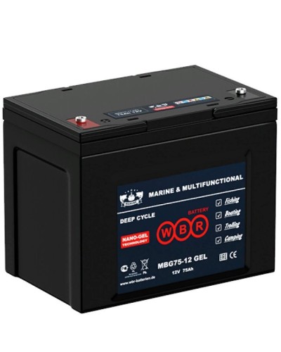 WBR MBG75-12. Аккумулятор герметичный свинцово-кислотный. WBR в Астрахани