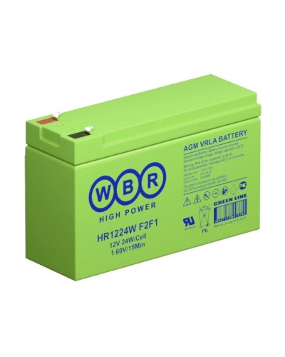 WBR HR1224W F2F1. Аккумулятор герметичный свинцово-кислотный. WBR в Астрахани