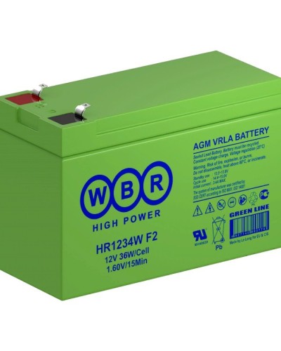 WBR HR1234W F2. Аккумулятор герметичный свинцово-кислотный. WBR в Астрахани