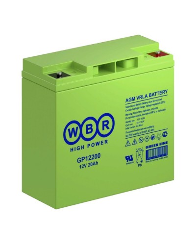 WBR GP12200. Аккумулятор герметичный свинцово-кислотный. WBR в Астрахани