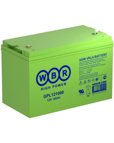 WBR GPL121000A. Аккумулятор герметичный свинцово-кислотный. WBR в Астрахани
