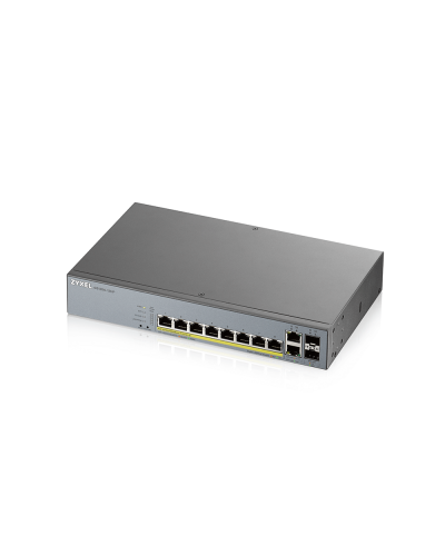GS1350-12HP-EU0101F. Коммутатор сетевой PoE управляемый L2. ZYXEL в Астрахани