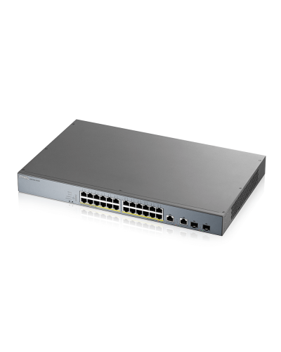 GS1350-26HP-EU0101F. L2 коммутатор PoE+ для IP-видеокамер rack 19. ZYXEL в Астрахани