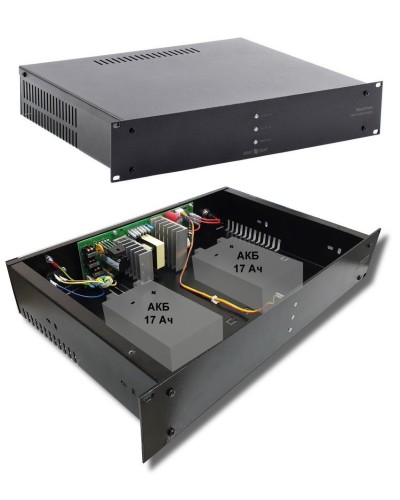 СКАТ-1200И7 RACK (СКАТ ИБП-12/5-2x17-RACK) (2142). Источник вторичного электропитания резервированный. Бастион в Астрахани