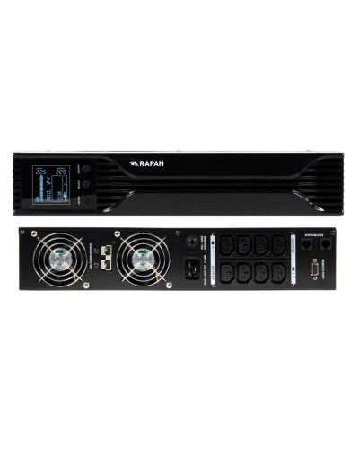 RAPAN-UPS 3000 RACK+4х9Ah (RAPAN-UPS 3000-RACK-IN-4х9-E) (8960). Бесперебойный источник питания. Бастион в Астрахани