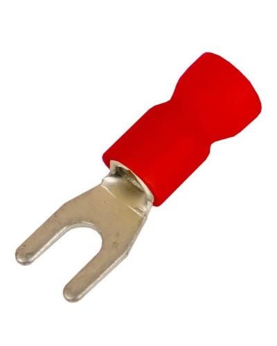 Наконечник вилочный НВИ 0,25-1,5 М5 (D5,3мм) (100 шт) (2A15P-EE-PVC). Наконечник вилочный с изолированным фланцем ПВХ. ДКС в Астрахани