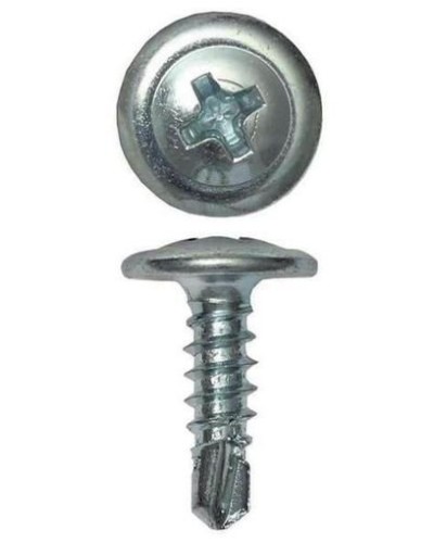 Саморез с пресс-шайбой 4.2х51 со сверлом (100 шт) (CM274051). Саморез с пресс-шайбой. ДКС в Астрахани