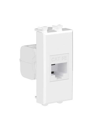 Розетка RJ-45 Avanti 1 модуль белое облако (4400661): Розетка компьютерная, без шторки модульная, кат.5е в Астрахани