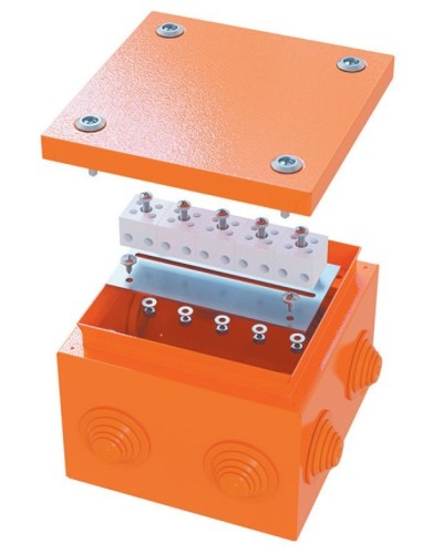 Коробка FS 150х150х80 4P (FSK30410): Коробка ответвительная огнестойкая стальная в Астрахани
