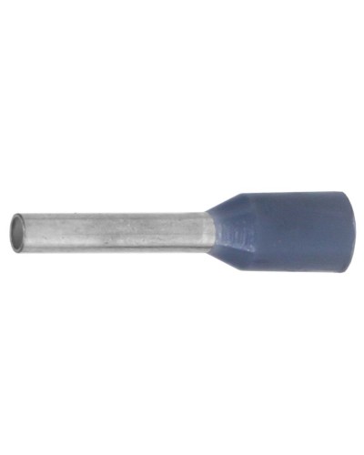 Наконечник-гильза НШВИ 0.75-06, серый (100 шт) (IF0.75-06GR). Наконечник-гильза с изолированным фланцем. ДКС в Астрахани