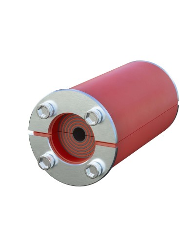 Проходка круглая, нержавеющая, D300х70 мм для кабелей D140-240 мм (DXF311B): Проходка круглая, нержавеющая в Астрахани