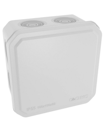 Коробка ответвительная с кабельными вводами IP55, 100х100х50 (53800). Коробка ответвительная. ДКС в Астрахани
