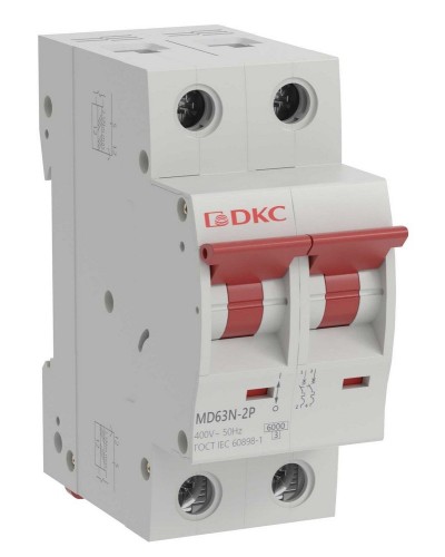 YON max MD63N 2P 16А 6кА C (MD63N-2PC16). Автоматический выключатель. ДКС в Астрахани