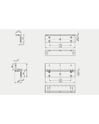 L+Z кронштейн для EMC 1200 ALH. L+Z кронштейн для EMC 1200 ALH. dormakaba в Астрахани