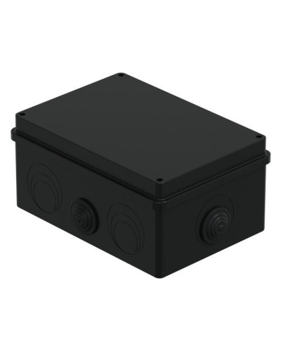 Коробка JBS210 210х150х100, 8 вых., IP55, черная (44016BL-1). Коробка монтажная. Экопласт в Астрахани