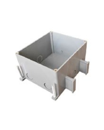 Коробка для люков в пол на 2 поста BOX/2+2ST66 (70125): Коробка для люков в пол на 2 поста 45х45мм + 2 модуля 45х22,5 (70025), пластик в Астрахани