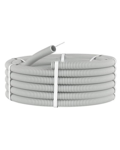 Труба HFFR тяжелая D40, серая (21140HF-GR): Труба гофрированная, с зондом, не распространяющая горение, без галогена в Астрахани
