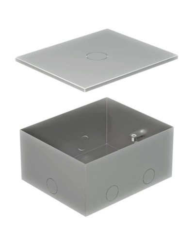 Коробка металлическая с крышкой для заливки в пол BOX/4 (70141): Коробка металлическая с крышкой для заливки в пол 159,6х133,6х75 мм, для люков 70040 в Астрахани