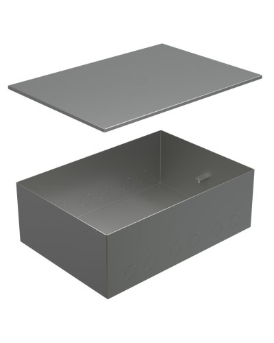 Коробка металлическая с крышкой для заливки в пол BOX/6-8 (70161): Коробка металлическая с крышкой для заливки в пол 249,6х167,6х75мм, для люков 70062, 70082 в Астрахани