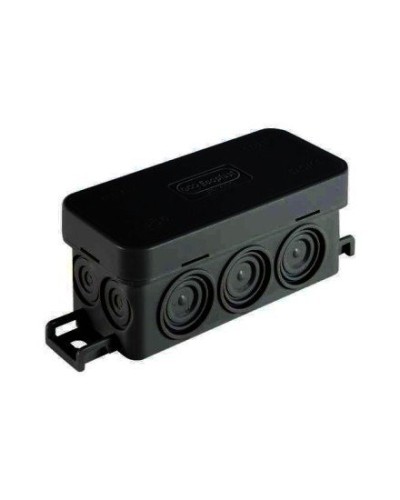 Коробка JBL090 90х42х40, 10 вых., IP55, черная (44055BL-1). Коробка монтажная. Экопласт в Астрахани