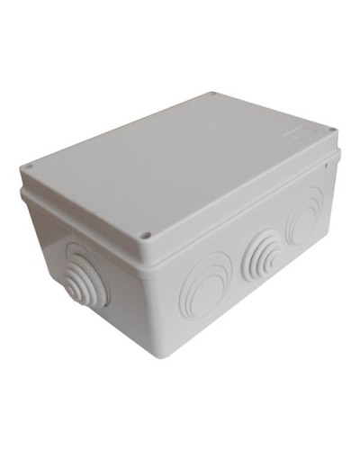 Коробка JBS210 210х150х100, 8 вых., 12P (0,15...2,5мм²) серая (43046HF-GR). Коробка монтажная, огнестойкая, без галогена. Экопласт в Астрахани