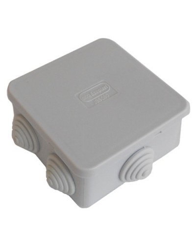 Коробка JBS080 85х85х50, 6 вых., IP44, серая (44066). Коробка монтажная. Экопласт в Астрахани