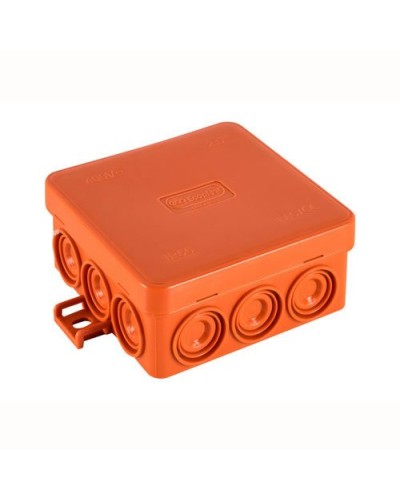 Коробка JBL085 85х85х38, 12 вых., 6P (0,15-6мм²) (43855HF): Коробка монтажная, огнестойкая, без галогена в Астрахани