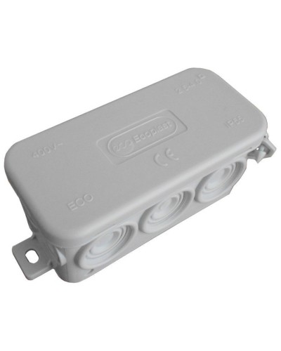 Коробка JBL090 90х42х40, 10 вых., IP55, серая (44055). Коробка монтажная. Экопласт в Астрахани