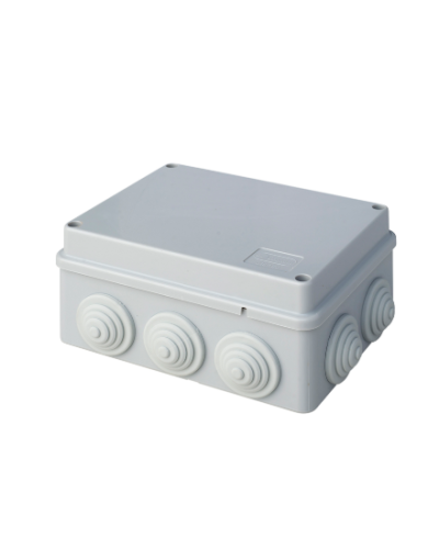 Коробка JBS150 150х110х70, 10 вых., IP55, серая (44009). Коробка монтажная. Экопласт в Астрахани