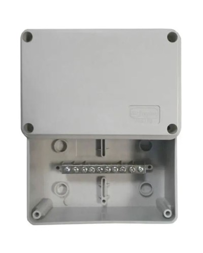 Коробка (КУП) JBS080 85х85х40, 6 вых, IP44 (44006KP): Коробка уравнивания потенциалов (КУП), 6х9мм, 8 зажимов в Астрахани