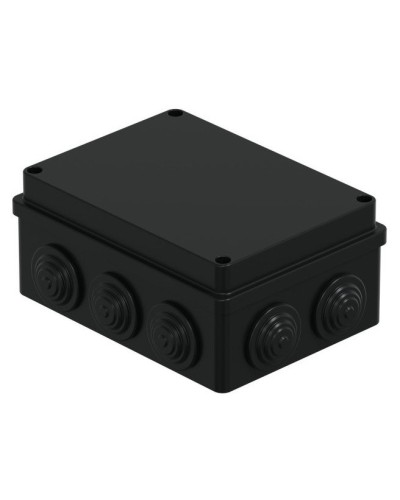 Коробка JBS150 150х110х70, 10 вых., IP55, черная (44009BL-1). Коробка монтажная. Экопласт в Астрахани