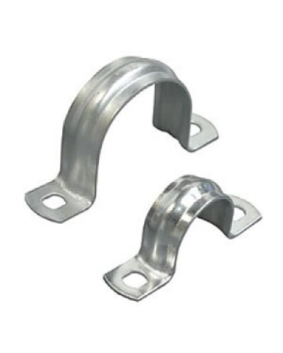 Скоба двухлапковая D50 с двумя отверстиями (50шт) (43650-50): Скоба оцинкованная в Астрахани