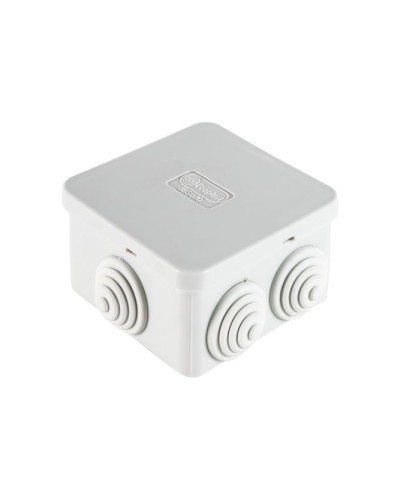 Коробка JBS070 70х70х40, 6 вых., IP44, белая (44056W-1). Коробка монтажная. Экопласт в Астрахани