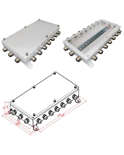 КМ IP66-2040. Коробка монтажная электротехническая. Гефест в Астрахани