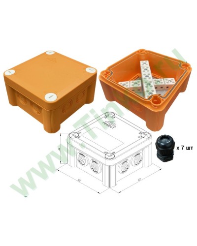 КМ-О-1212(П)(18к)-IP66(П6-12): Коробка монтажная огнестойкая в Астрахани